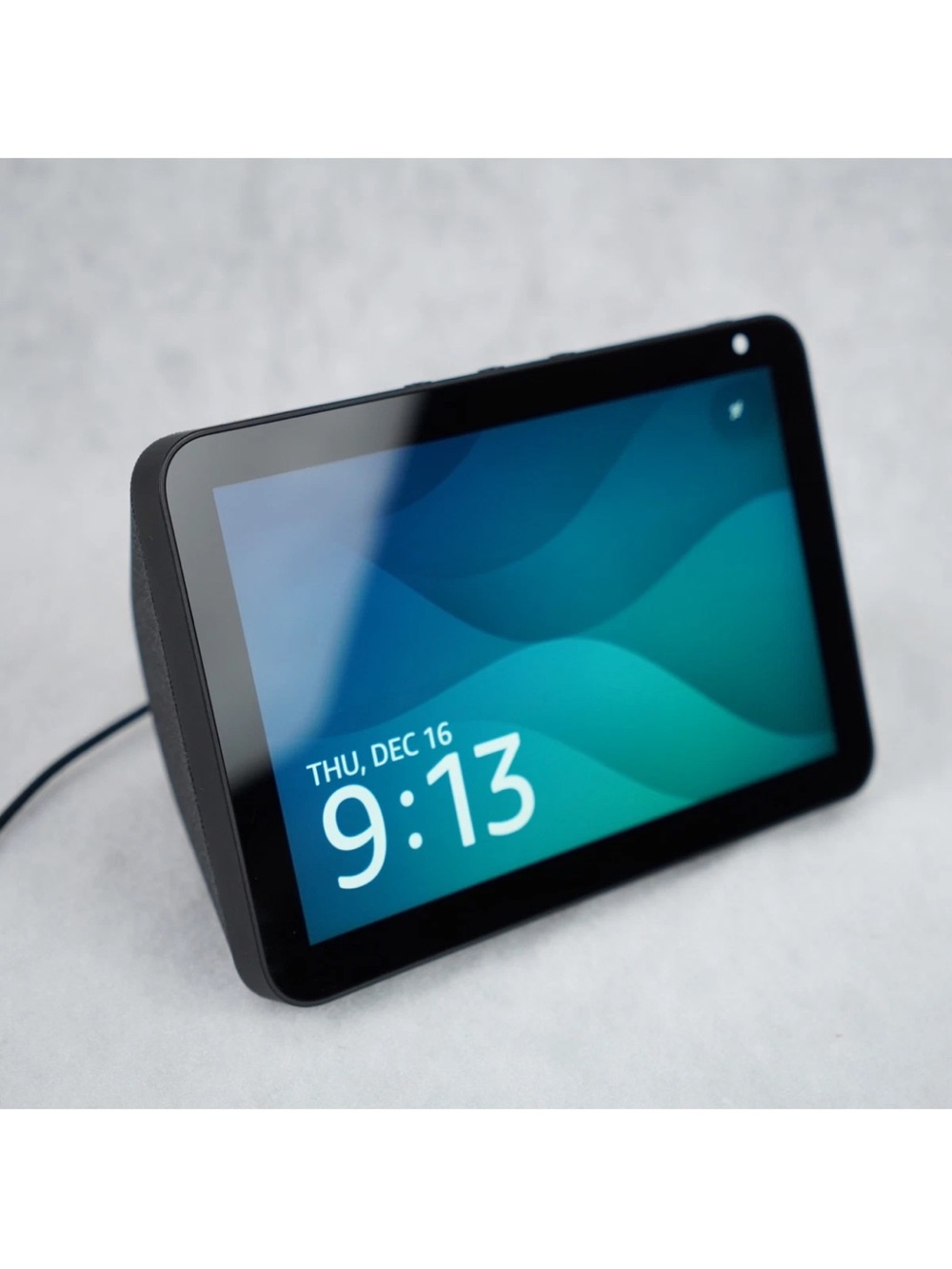 Amazon Echo Show 8 Smart Display (1st Gen) - Charcoal Black W/ AC Adapter Tested